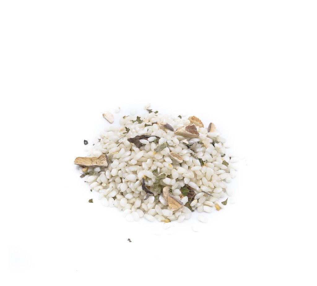 Risotto de mezcla de setas