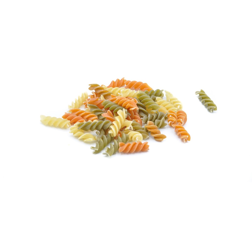 Espirales con verduras