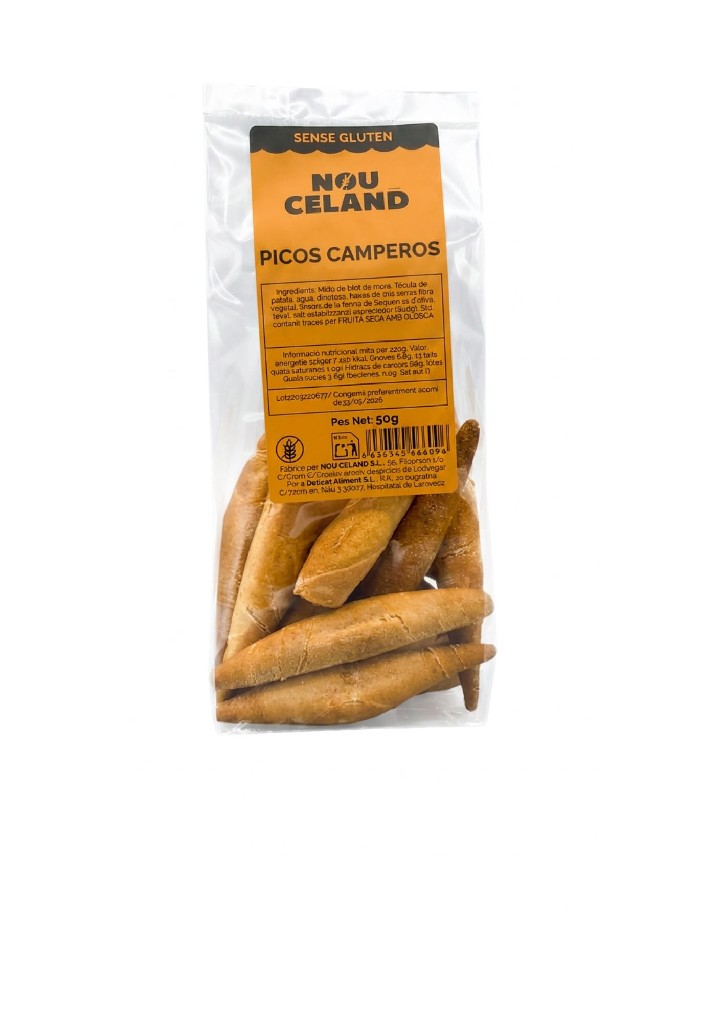 Bastoncillos sin gluten 50g