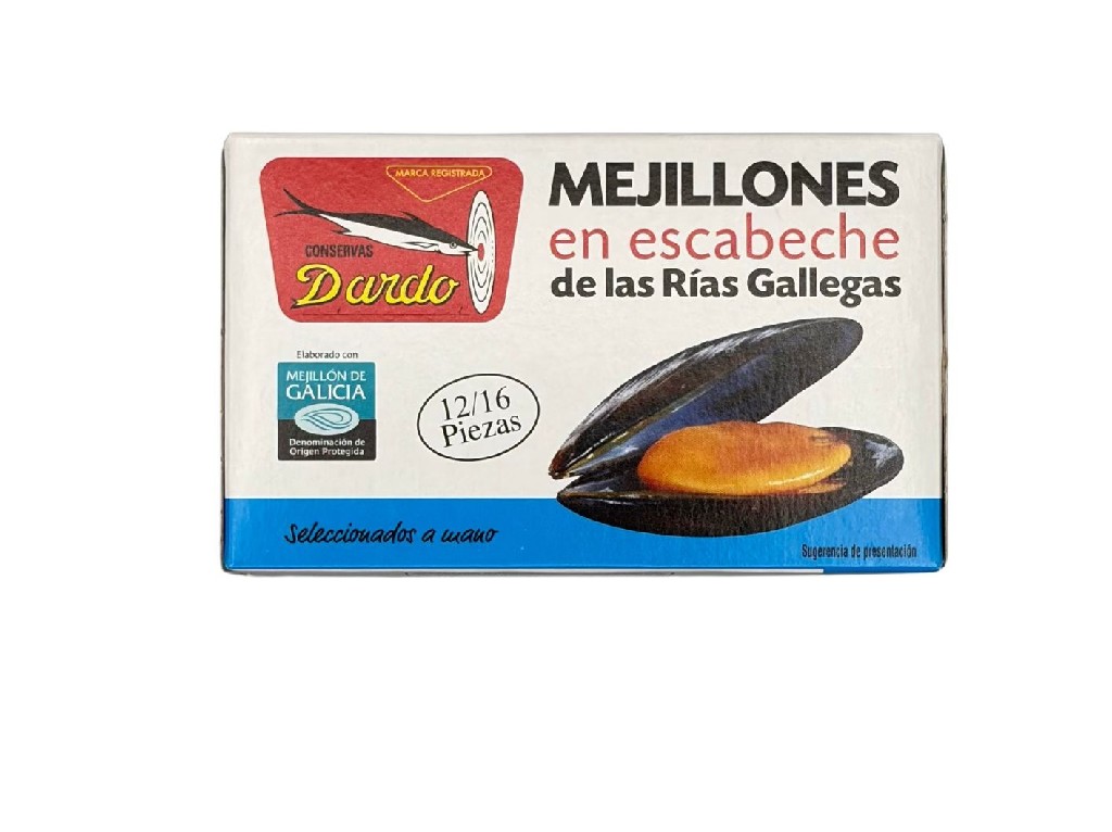 Mejillones en escabeche 12/16 piezas