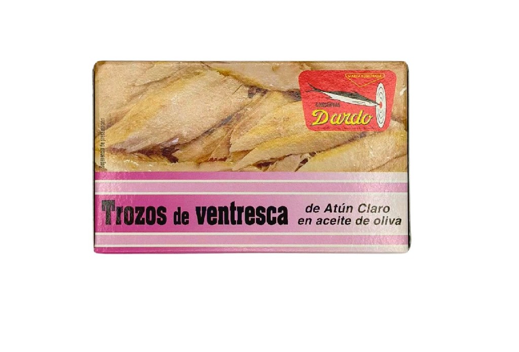 Trozos de ventresca de atún claro