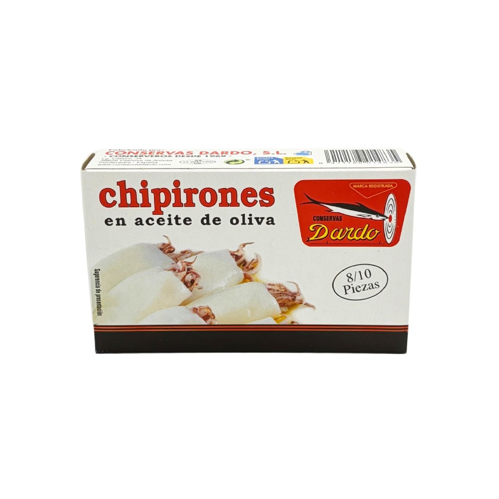 Chipirones con aceite de oliva